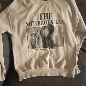 The Notorious B.I.G. Graphic Sweatshirt - Cream